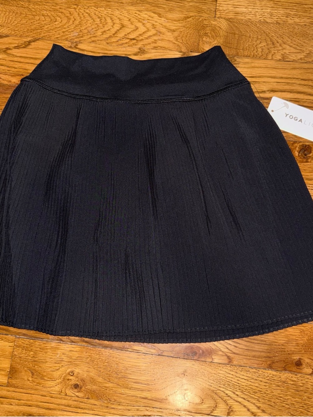 Yogalicious Black Circle Skater Skirt